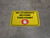 No Students Beyond This Point Rectangle - Floor Sign