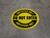 Do Not Enter Employees Only Circular (Yellow) - Floor Sign