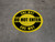 Do Not Enter One Way Circular (Yellow/Black) - Floor Sign