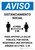 Aviso Distanciamiento Social Spanish with Icon Portrait - Wall Sign