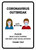 Coronavirus Outbreak Please Wear A Face Covering with Icons Portrait - Wall Sign