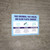 Face Coverings Face Shields and Clear Plastic Barriers with Icons Blue Landscape - Wall Sign