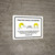 Practice Social Distancing with Emojis Landscape - Wall Sign