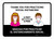 Thank You For Practicing Social Distancing Bilingual Spanish with Icons Portrait - Wall Sign