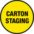 Carton Staging Floor Sign