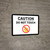 Caution Do Not Touch with Emoji Landscape - Wall Sign