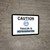 Caution Trailer is Refrigerated with Emoji Landscape - Wall Sign