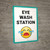 Eye Wash Station with Emoji Portrait - Wall Sign