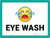 Eye Wash with Emoji Landscape - Wall Sign