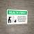 Health First: Regularly Disinfect Surfaces with Icon Landscape - Wall Sign
