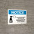 Notice: Follow Biosecurity Measures with Icon Landscape - Wall Sign