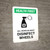 Health First: All Vehicles Must Disinfect Wheels with Icon Portrait - Wall Sign