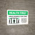 Health First: Virus Disinfection Zone with Icon Landscape - Wall Sign