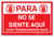 STOP: Do Not Sit Here - Covid-19/Social Distancing Spanish - Label