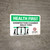 Health First Disinfection Chamber Walk-Thru with Icon Landscape - Wall Sign