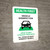 Health First Vehicle Disinfection with Icon Portrait - Wall Sign