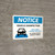 Notice Vehicle Disinfection with Icon Landscape - Wall Sign
