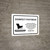 Disinfect Footwear Before Entering with Icon Landscape - Wall Sign