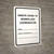 Onsite COVID-19 Workplace Coordinator Contact Info Portrait - Wall Sign