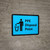 PPE Disposal Point with Icon Blue Landscape - Wall Sign