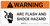 Warning: Arc Flash And Shock Hazard with Icon - Arc Flash Label