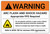 Warning: Arc Flash And Shock Hazard Do Not Operate Controls or Open Covers with Icon - Arc Flash Label