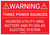 Warning: Three Power Sources Ultility Grid Battery And PV Solar - Arc Flash Label