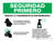 Safety First Reduce La Transmision De Enfermedades Spanish with Icons Landscape - Wall Sign