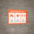 Remember the 3 W's with Icons Orange Landscape - Wall Sign