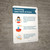 Removing Your Mask at Home with Icons Blue Portrait - Wall Sign