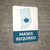 Masks Required - Indiana State Outline Portrait - Wall Sign