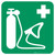Oxygen Resuscitator Safe Condition - ISO Floor Sign