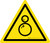 Counter Rotating Rollers Warning - ISO Floor Sign