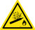 Pressurised Cylinder Warning - ISO Floor Sign