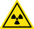 Radioactive Material or Ionizing Radiation Warning - ISO Floor Sign