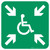 Evacuation Temporary Refuge Safe Condition - ISO Floor Sign