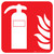 Fire Extinguisher Fire Safety - ISO Floor Sign