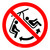 Do Not Swing Chair Prohibition - ISO Floor Sign