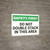 Safety First: Do Not Double Stack - Wall Sign