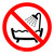 Do Not Use Device in a Bathtub, Shower, or Waterfilled Reservoir Prohibition - ISO Floor Sign