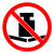 No Heavy Load Prohibition - ISO Floor Sign