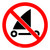 No Sand Yachting Prohibition - ISO Floor Sign
