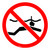 No Snorkeling Prohibition - ISO Floor Sign
