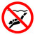 No Sub-Aqua Diving Prohibition - ISO Floor Sign