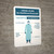 Covid-19 PPE for Healthcare Personnel Portrait Wall Sign