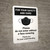 For Your Safety and Ours Please Do Not Enter Without a Face Covering Thank You Wall Sign