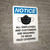 Notice: All Employees and Customers are Required to Wear Face Covering Wall Sign