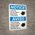 Notice: Everyone on the Jobsite Must Wear a Face Mask Spanish Bilingual Wall Sign