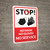 Stop! No Mask - No Gloves - No Service Wall Sign