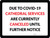Due To Covid-19 Cathedral Services Are Currently Canceled Until Further Notice Landscape - Wall Sign